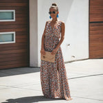 Robe Longue à Fleurs Style Boho - Vignette | Dame Fleur