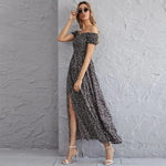 Robe Longue Ample Fleurie - Vignette | Dame Fleur