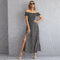 Robe Longue Ample Fleurie | Dame Fleur