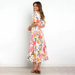 Robe Longue avec des Fleurs - Vignette | Dame Fleur