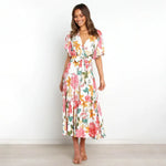 Robe Longue avec des Fleurs - Vignette | Dame Fleur