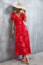 Robe Longue Champêtre Fleurie - Vignette | Dame Fleur