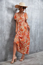 Robe Longue Champêtre Fleurie - Vignette | Dame Fleur
