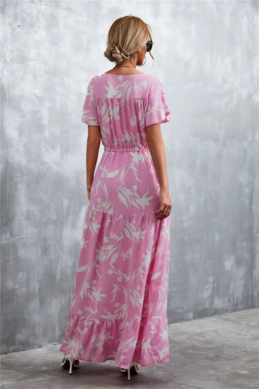 Robe Longue Champêtre Fleurie | Dame Fleur