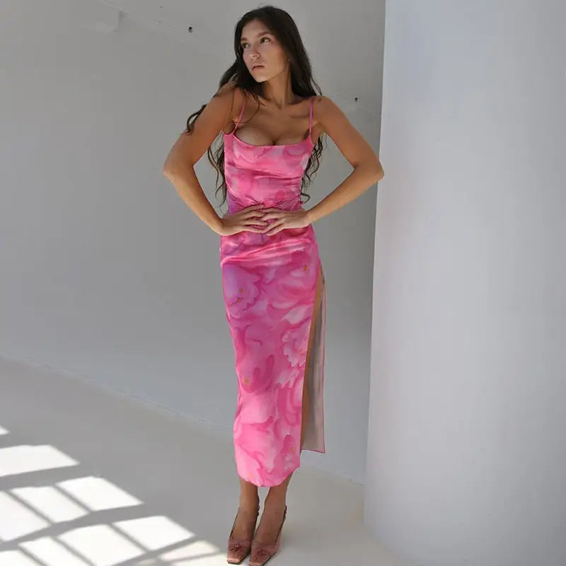 Robe Longue d’Eté Fleurie | Dame Fleur
