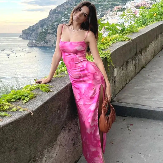 Robe Longue d’Eté Fleurie | Dame Fleur