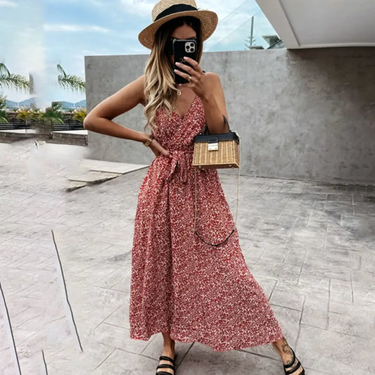 Robe Longue Eté Fleurie | Dame Fleur