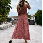 Robe Longue Eté Fleurie - Vignette | Dame Fleur