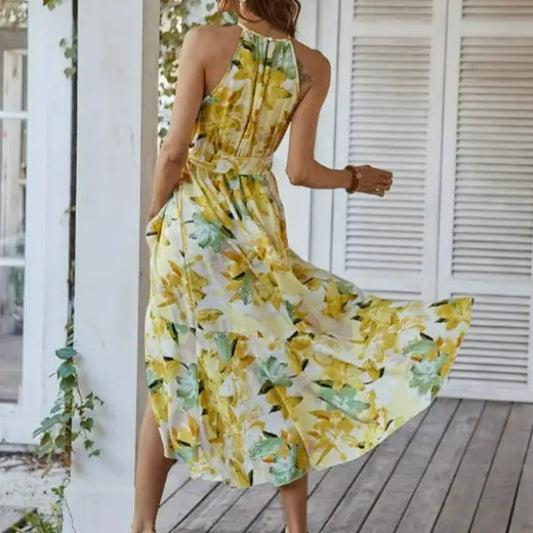 Robe Longue Fleur Eté | Dame Fleur