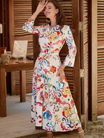 Robe Longue Fleur Femme - Vignette | Dame Fleur