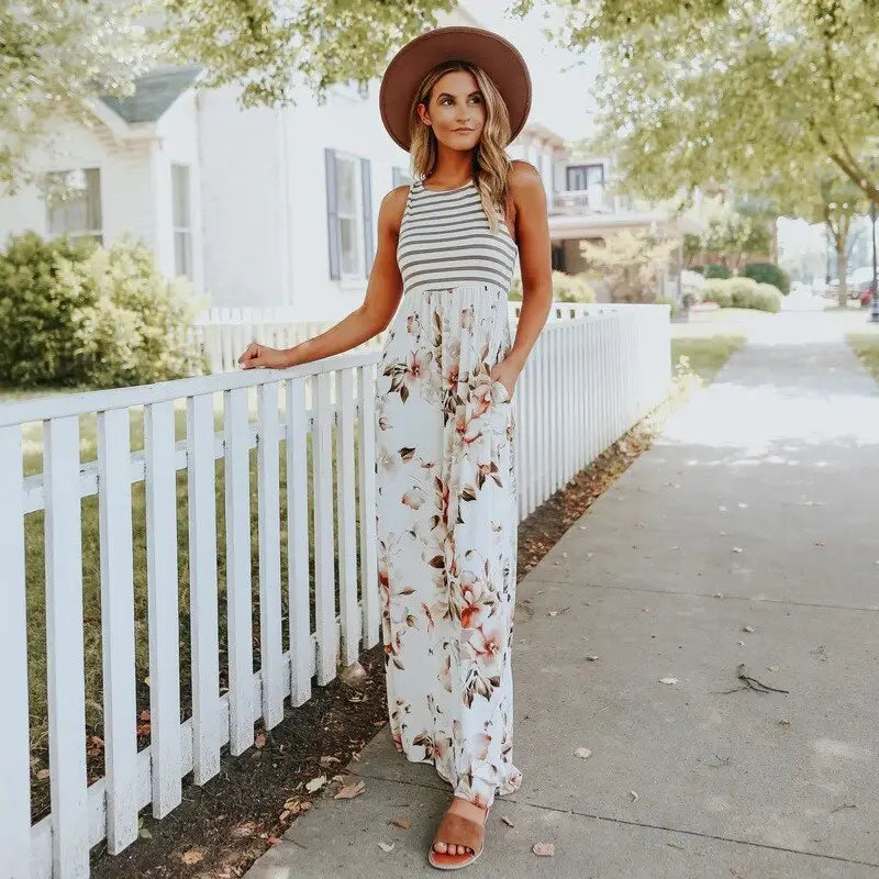 Robe Longue Fleurie | Dame Fleur