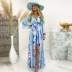 Robe Longue Fleurie Bohème - Vignette | Dame Fleur