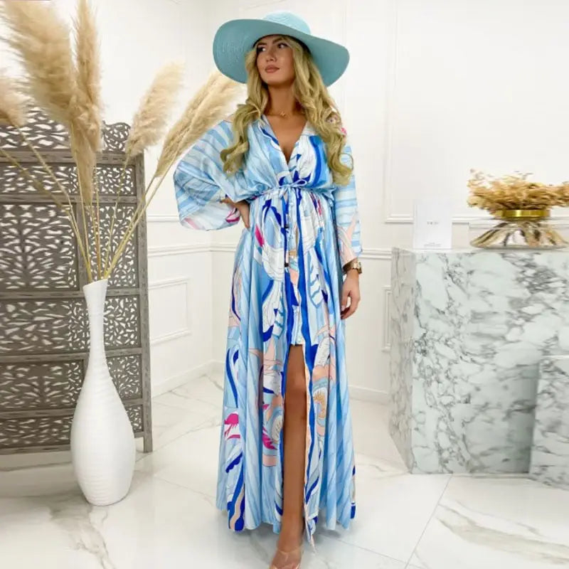 Robe Longue Fleurie Bohème | Dame Fleur