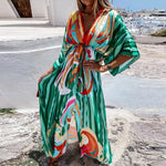 Robe Longue Fleurie Bohème - Vignette | Dame Fleur