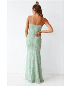 Robe Longue Fleurie Bohème Chic - Vignette | Dame Fleur