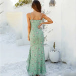 Robe Longue Fleurie Bohème Chic - Vignette | Dame Fleur
