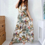 Robe Longue Fleurie Chic - Vignette | Dame Fleur