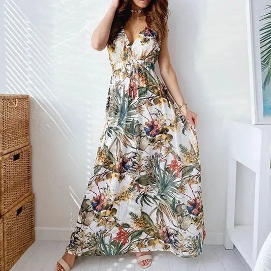 Robe Longue Fleurie Chic | Dame Fleur