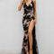 Robe Longue Fleurie Habillé | Dame Fleur