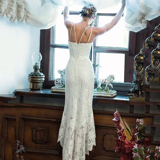 Robe Longue Fleurie Mariage Champêtre | Dame Fleur