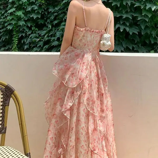 Robe Longue Fleurie Romantique | Dame Fleur