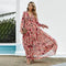 Robe Longue Fleurie Rose | Dame Fleur