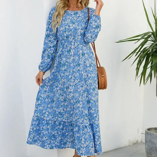 Robe Longue Fleurie Style Bohème | Dame Fleur