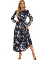 Robe Longue Fleurie Style Bohème - Vignette | Dame Fleur