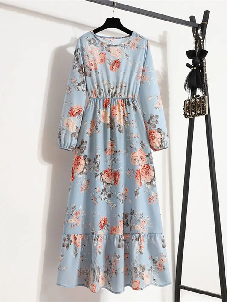 Robe Longue Fleurie Style Bohème | Dame Fleur