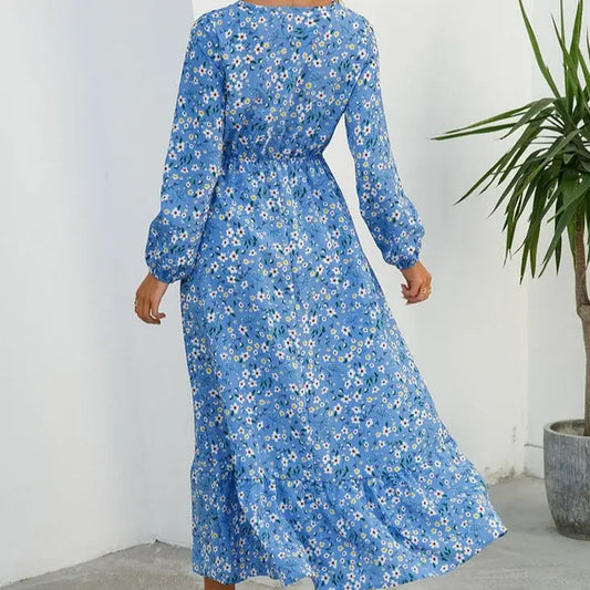 Robe Longue Fleurie Style Bohème | Dame Fleur