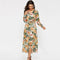 Robe Longue Fleurie Tropical | Dame Fleur