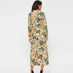 Robe Longue Fleurie Tropical - Vignette | Dame Fleur