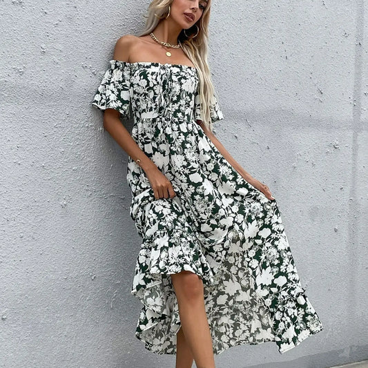 Robe Longue Fluide Fleurie Chic | Dame Fleur