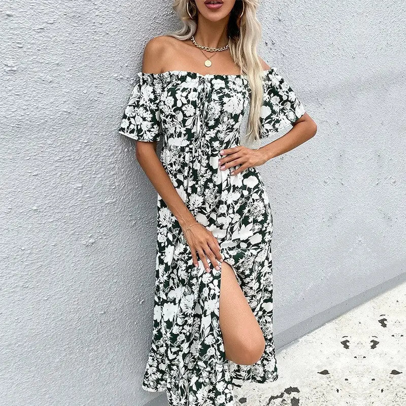 Robe Longue Fluide Fleurie Chic | Dame Fleur