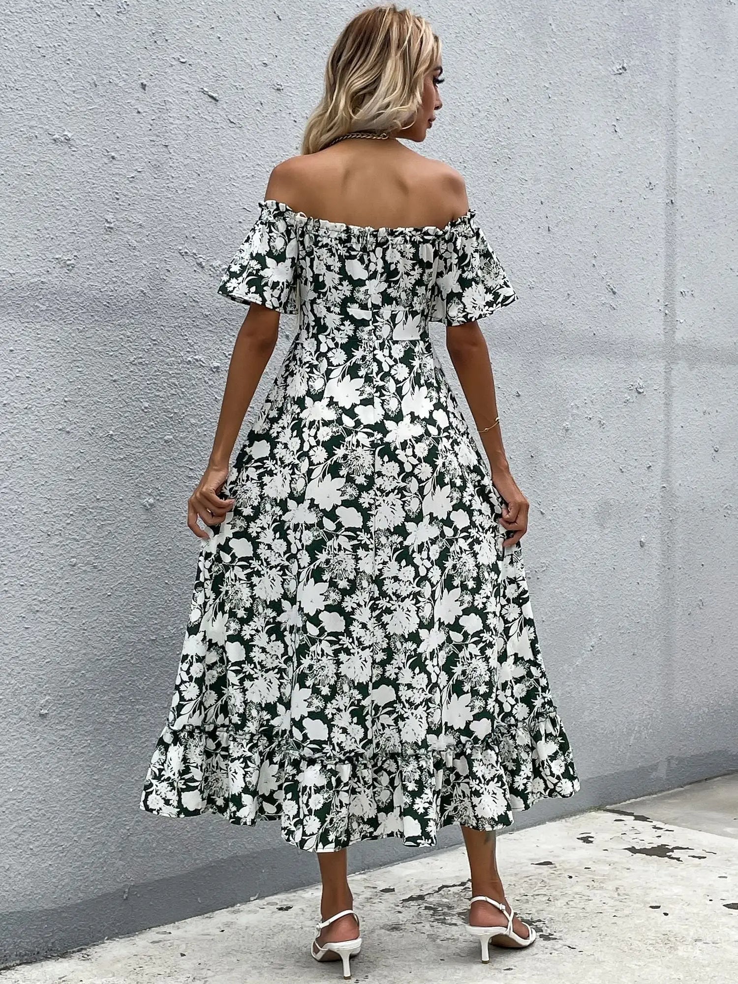 Robe Longue Fluide Fleurie Chic | Dame Fleur