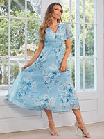 Robe Mariage à Grosses Fleurs - Vignette | Dame Fleur