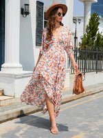 Robe Maxi Bohème Fleurs - Vignette | Dame Fleur