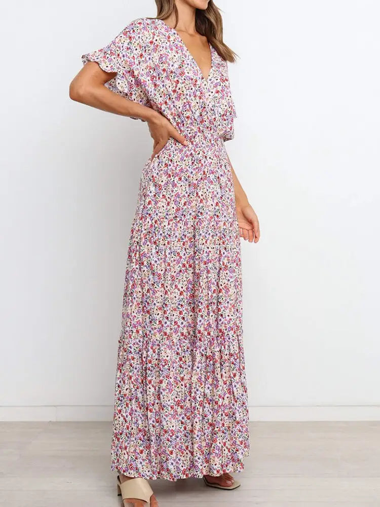 Robe Maxi Fleurs | Dame Fleur