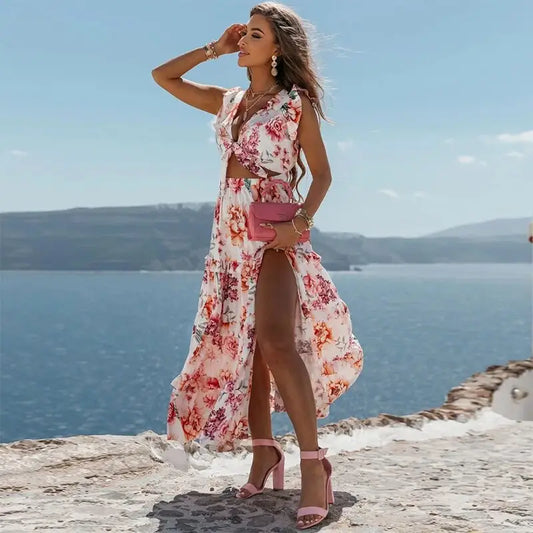 Robe Maxi Fleurs Mariage | Dame Fleur
