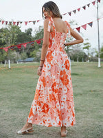 Robe Maxi Grosses Fleurs - Vignette | Dame Fleur