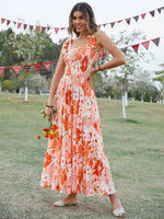 Robe Maxi Grosses Fleurs - Vignette | Dame Fleur
