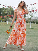 Robe Maxi Grosses Fleurs - Vignette | Dame Fleur