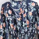 Robe Mi-Longue Fleurie Mousseline - Vignette | Dame Fleur