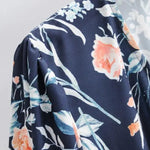 Robe Mi-Longue Fleurie Mousseline - Vignette | Dame Fleur