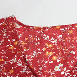 Robe Mi-longue Maxi Fleurie - Vignette | Dame Fleur