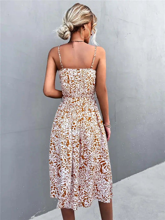 Robe Midi à Fleurs | Dame Fleur