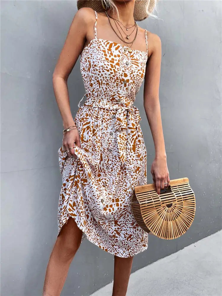 Robe Midi à Fleurs | Dame Fleur