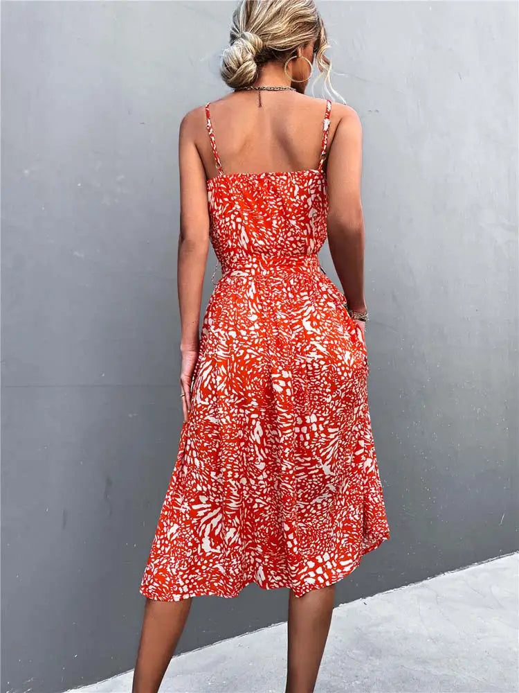 Robe Midi à Fleurs | Dame Fleur