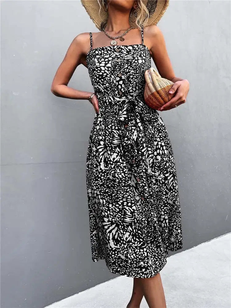 Robe Midi à Fleurs | Dame Fleur