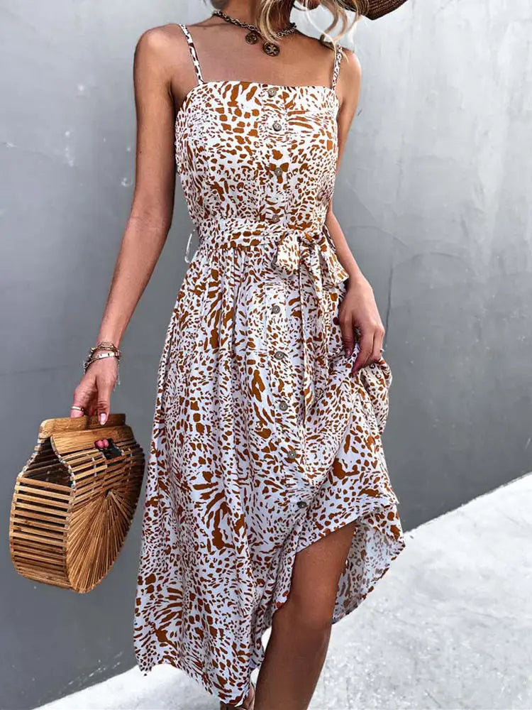 Robe Midi à Fleurs | Dame Fleur